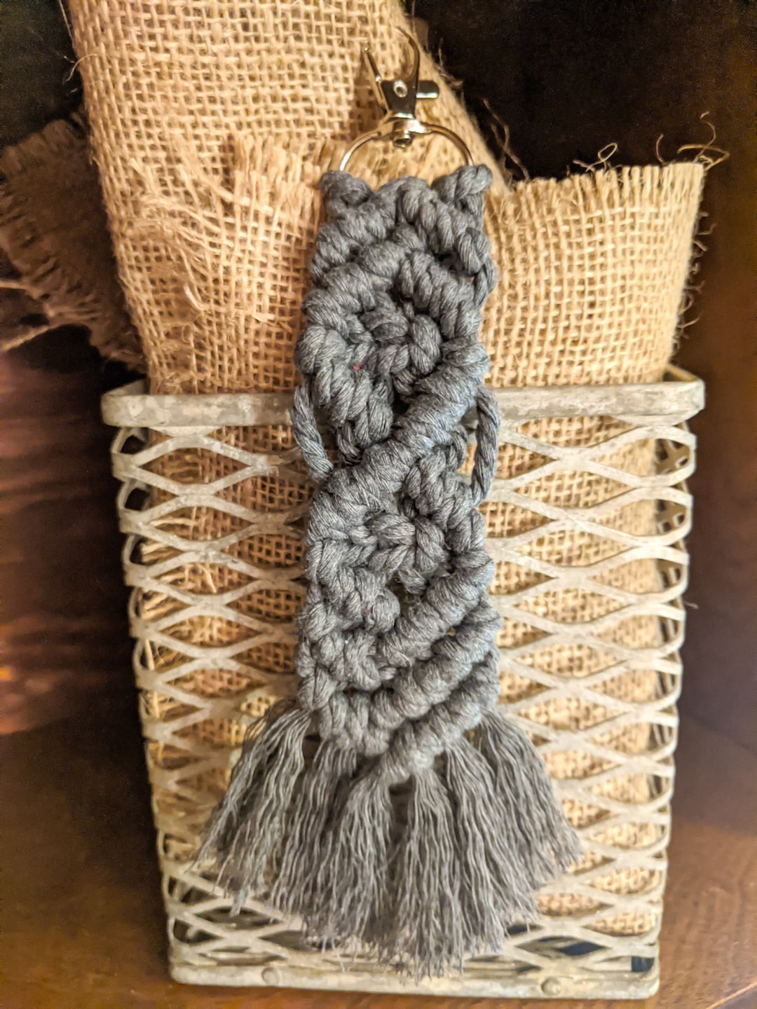 Machomp Key Chain Macrame Key Chain - Etsy