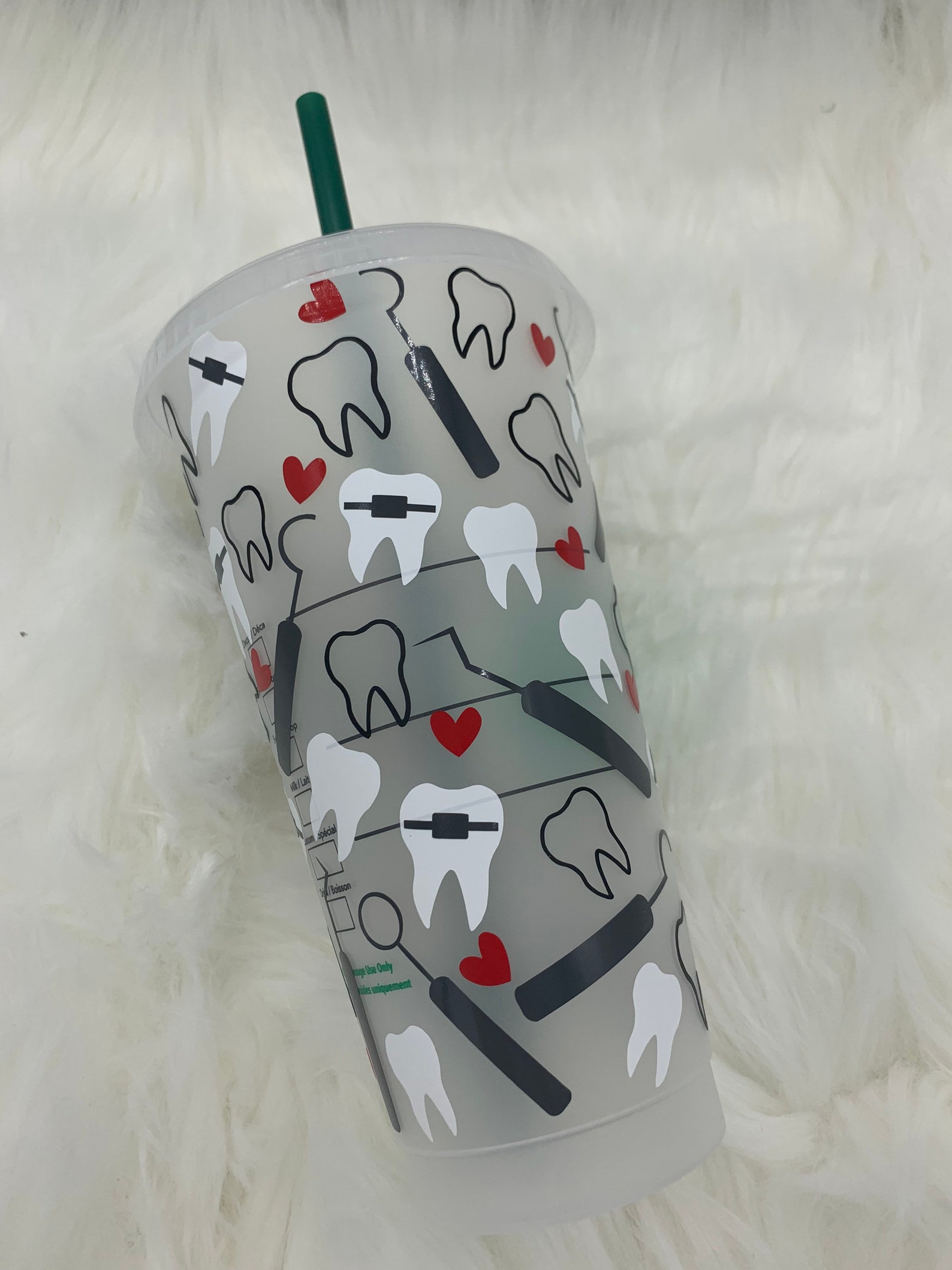 Dental Starbucks Cup Dental Assistant Dental Hygienist Etsy
