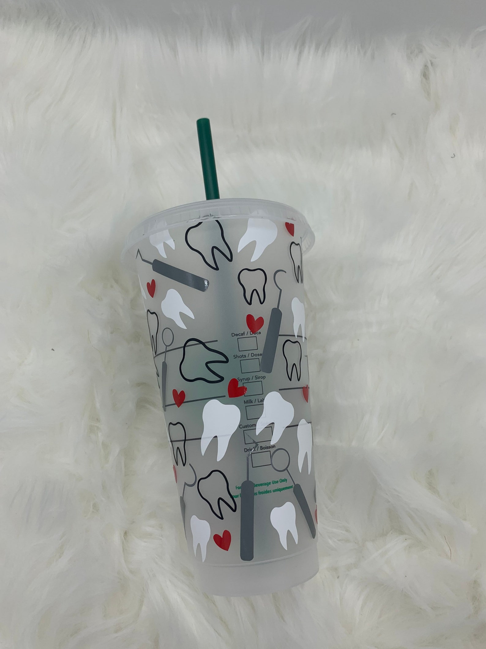 Dental Starbucks Cup Dental Assistant Dental Hygienist Etsy