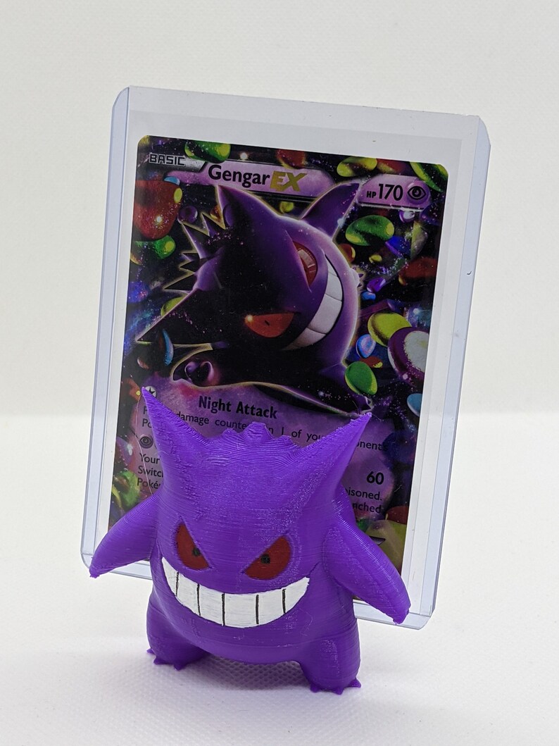 Gengar Pokémon Figurine Card/slab Holder Etsy