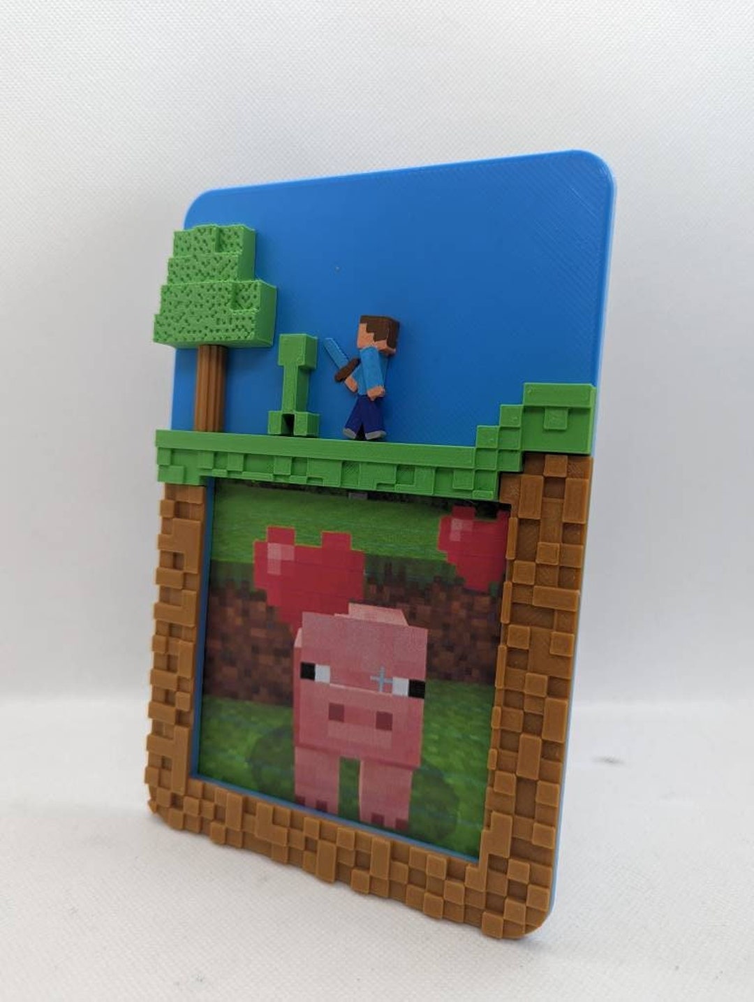 Minecraft Inspired Photo Frame - Etsy