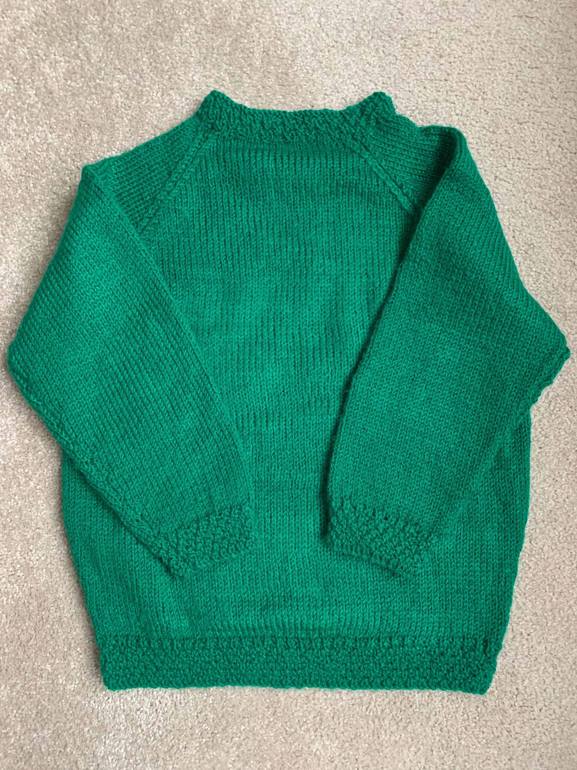 89 years personalised hand knitted childs jumper Etsy