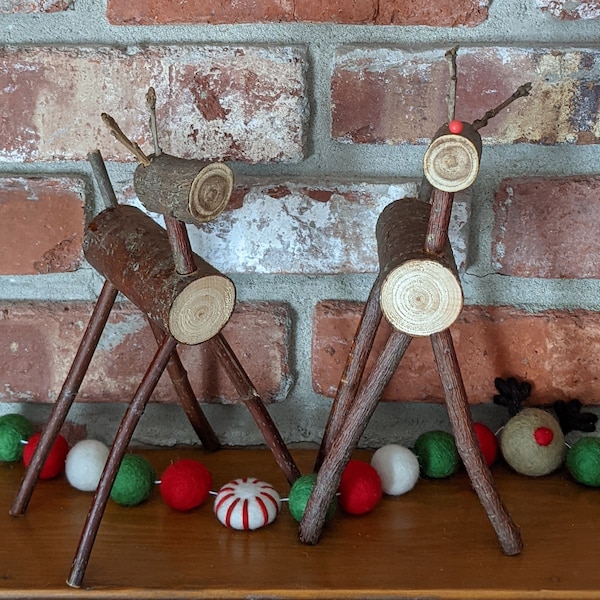 Wooden Reindeer | Christmas Decor