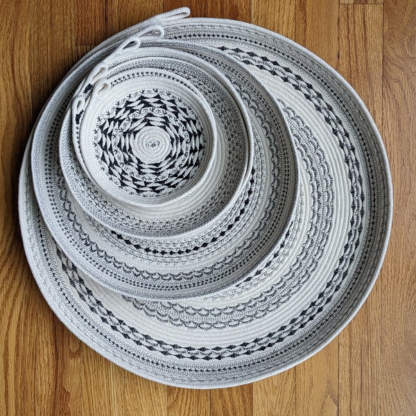 Handmade Rope Plates | Wall Decor | Tabletop Decor