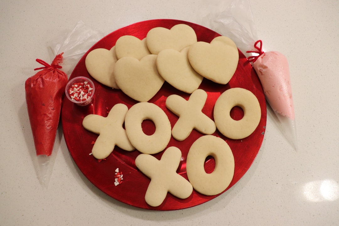 DIY Valentines Cookie Decorating Kit Hearts X's and Etsy