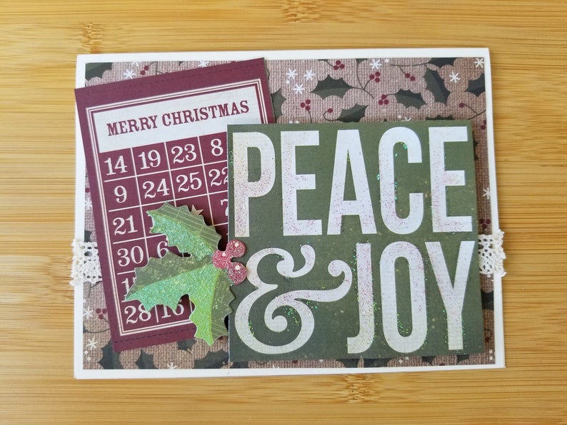 4 Vintage Style Christmas cards