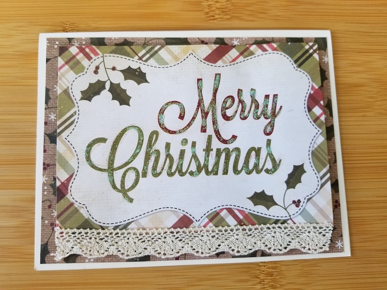 4 Vintage Style Christmas cards