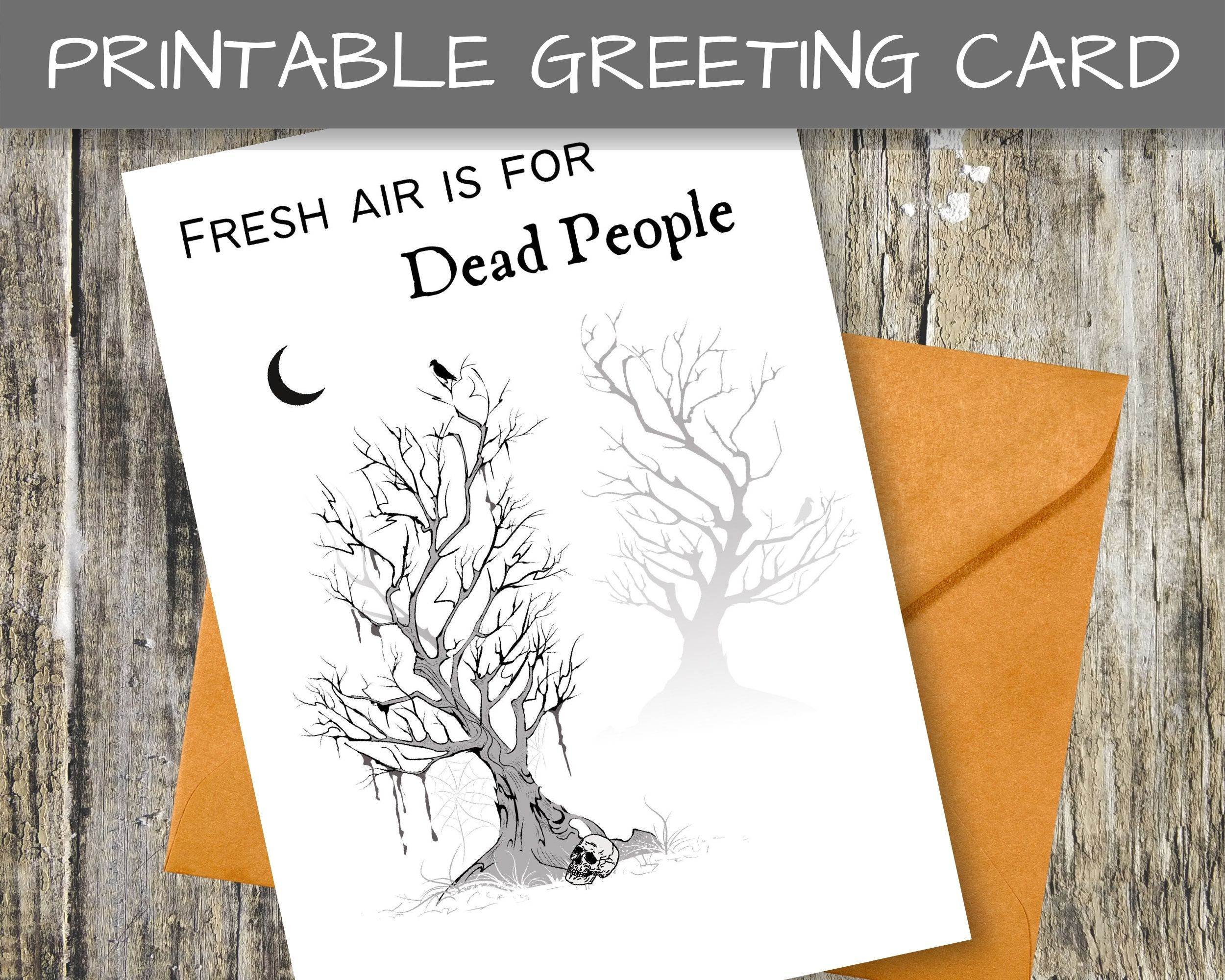 Printable Greeting Card Blank Inside Greeting Card Instant Etsy España