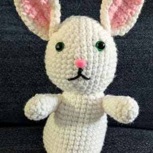 Crochet Bunny Rabbit Stuffed Animal Amigurumi Plush Perfect Gift for Easter