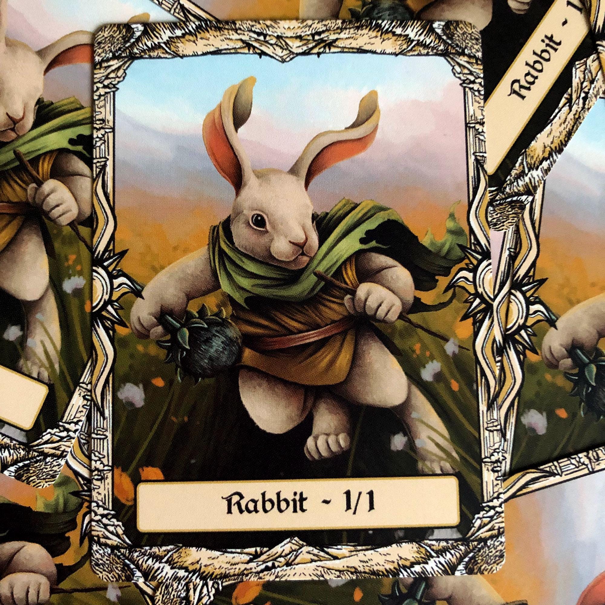 Bloomburrow Rabbit Token - Etsy