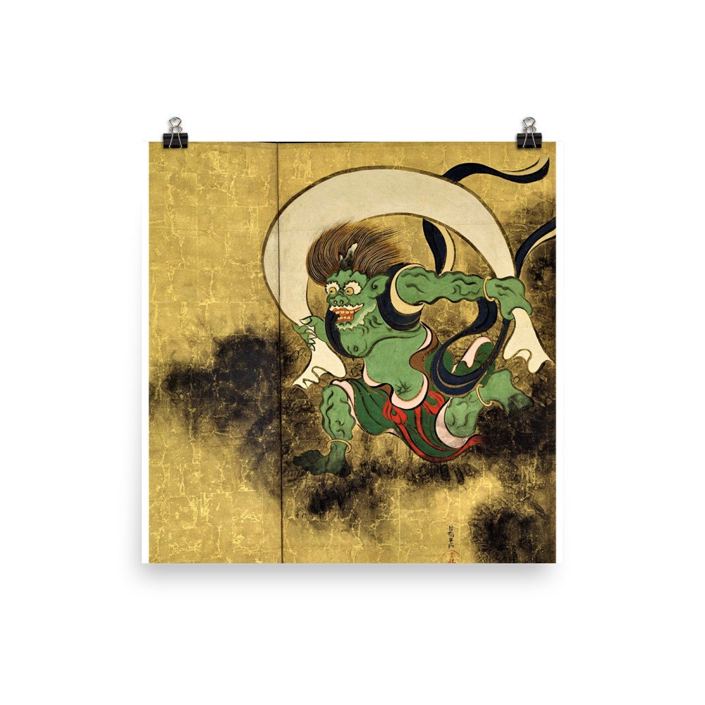 尾形光琳作「風神」ポスター - Etsy 日本