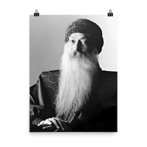 Osho Rajneesh Poster Print