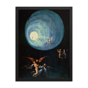 Ascent of the Blessed by Hieronymus Bosch Framed Print