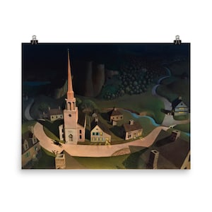 Midnight Ride of Paul Revere by Grant Wood Poster Print