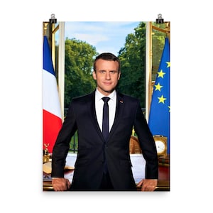 Emmanuel Macron Poster Print