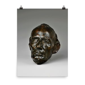 Life Mask of Abraham Lincoln Poster Print