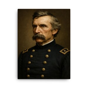 Joshua Chamberlain Canvas Print: Civil War Portrait, Historic Home Decor