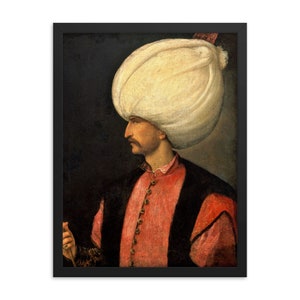 Suleiman the Magnificent Framed Print
