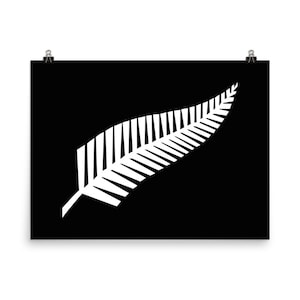 New Zealand Fern Print Poster Print