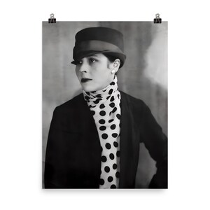 Stampa del manifesto di Djuna Barnes