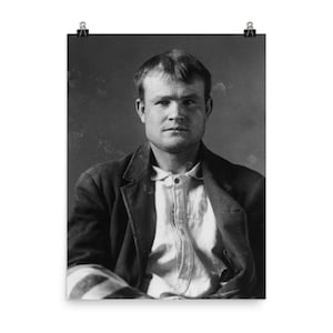 Butch Cassidy Mugshot Poster Print