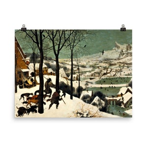 The Hunters in the Snow by Pieter Bruegel the Elder Poster Print