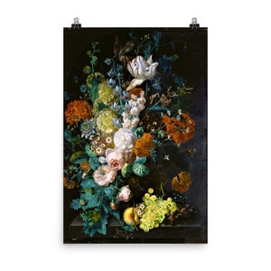 Un vase de fleurs par Margareta Haverman Poster Print image 10