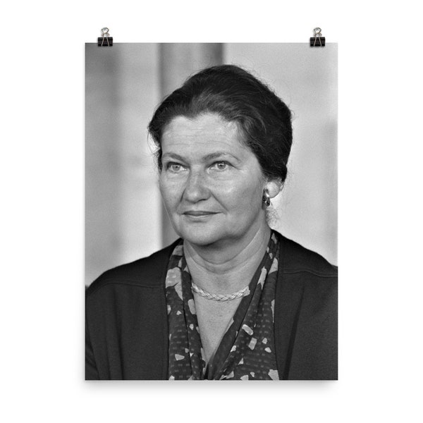 Simone Veil Poster Print