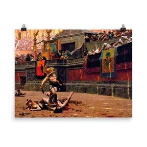 Pollice Verso by Jeanleon Gerome Poster Print Etsy