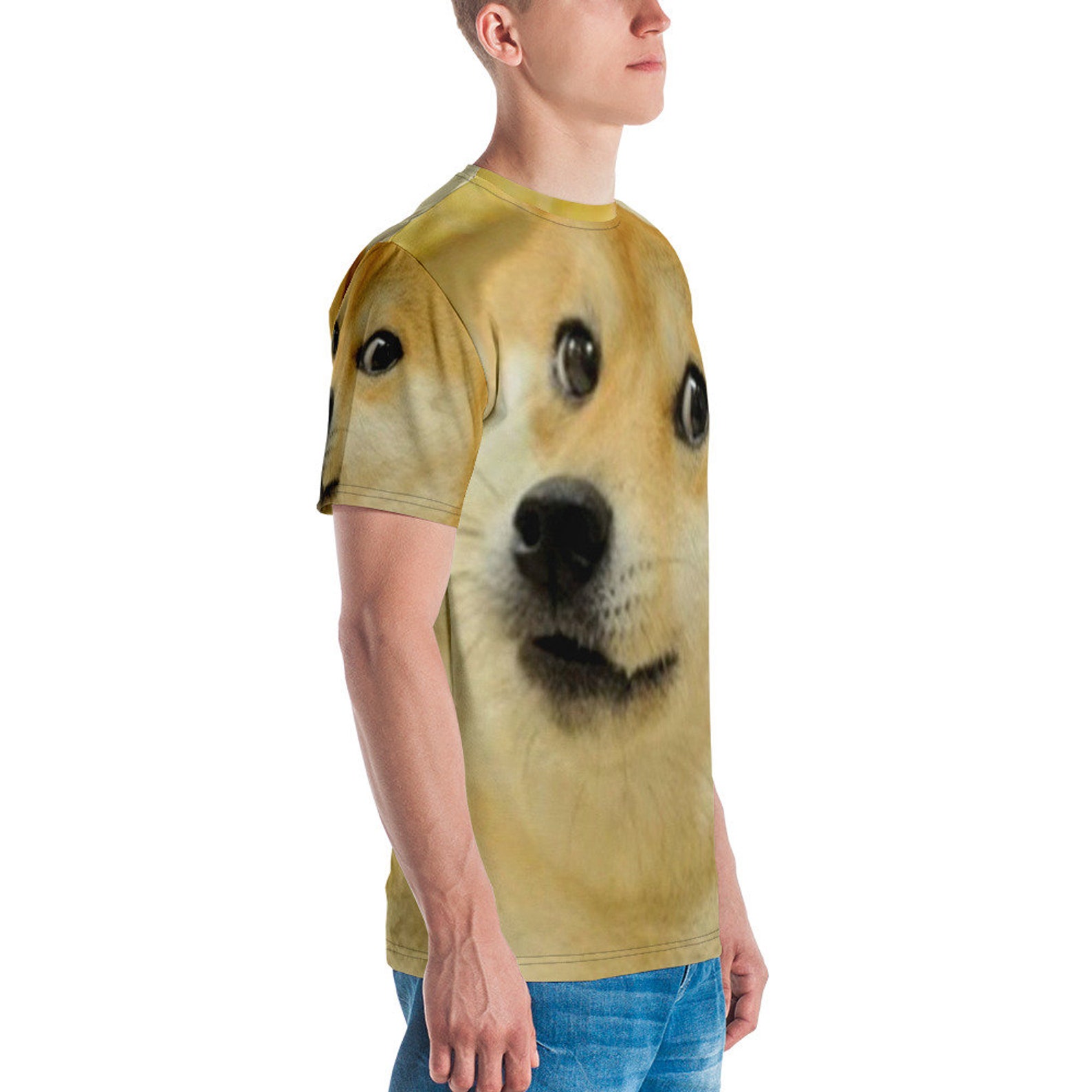 Doge Shirt Allover Print Unisex Tshirt Etsy UK