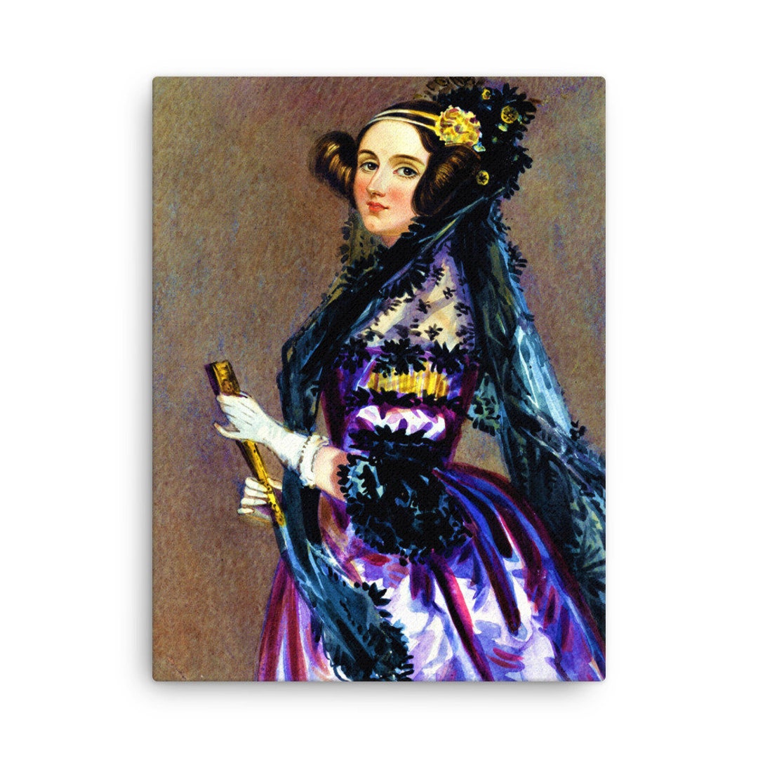 Ada Lovelace Canvas Print - Canvas Wall Art - Etsy