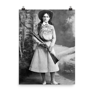 希少 アニー・オークリー ビンテージ写真 Vintage Wall Decor Old Wild West Vintage Clear Photograph