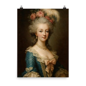 Marie Antoinette Poster Print: Vintage Style Wall Art