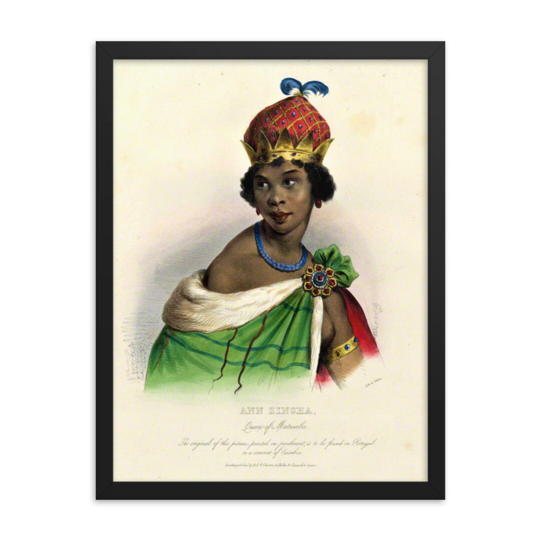 Nzinga of Ndongo and Matamba Framed Print Etsy