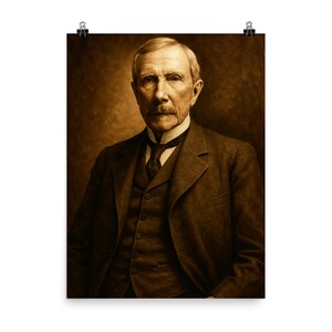 John D. Rockefeller Poster: Vintage Wall Art for History Enthusiasts
