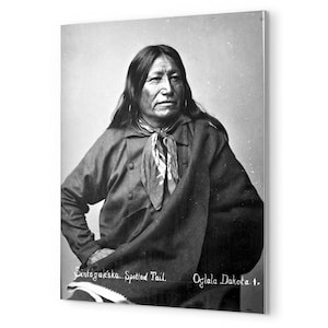Chief Spotted Tail Metal Print: Brule Lakota Leader Portrait