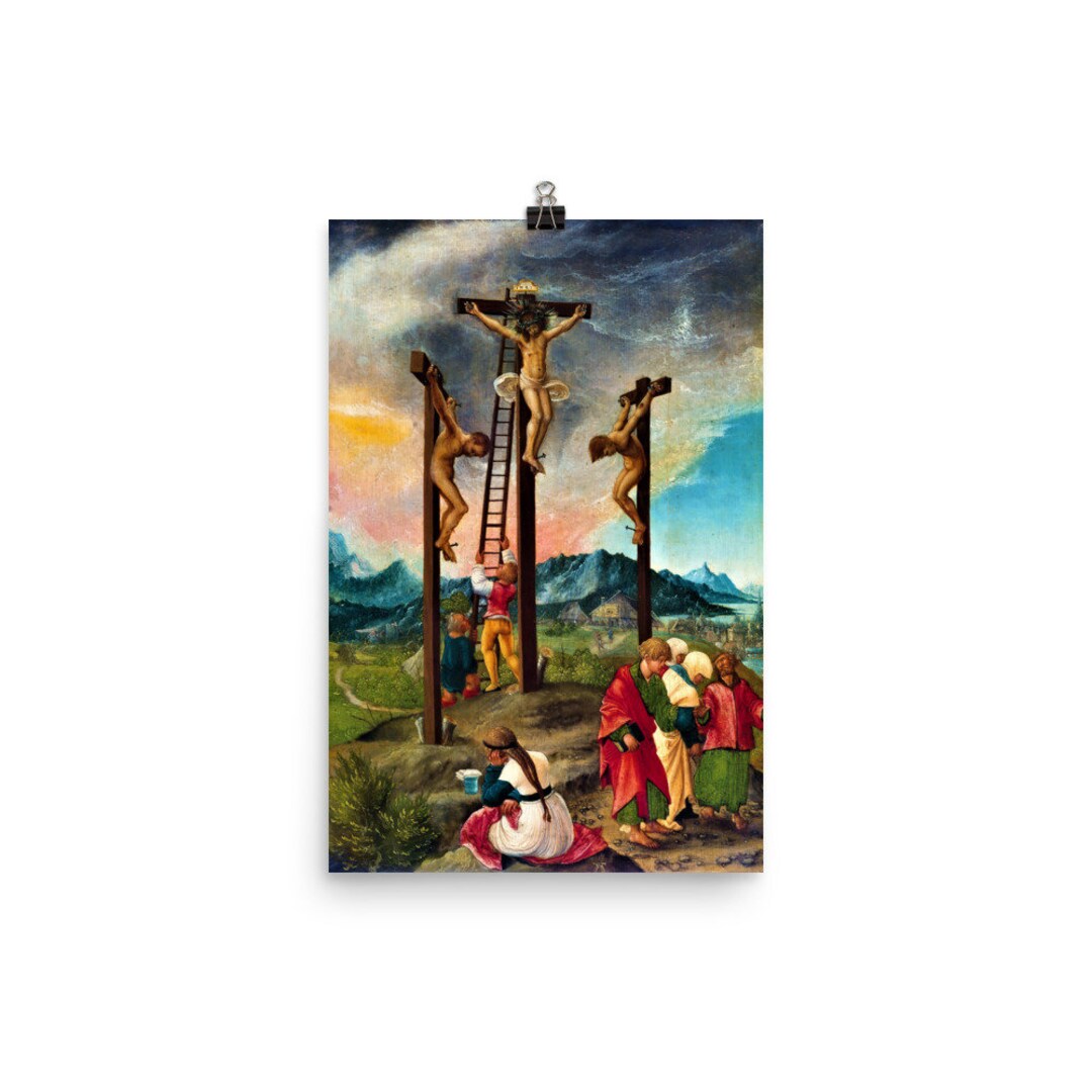Crucifixion by Albrecht Altdorfer Poster Print Etsy