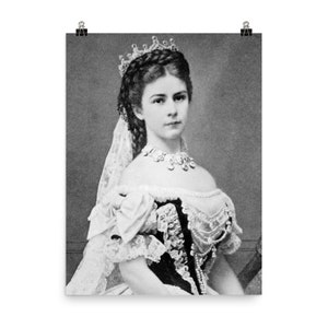 Empress Elisabeth of Austria Poster Print – 18” x 24”