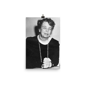 Eleanor Roosevelt Poster Print - Etsy