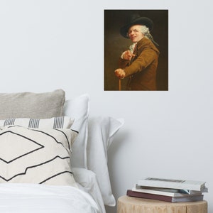 Joseph Ducreux Poster Print, Funny Meme Painting Wall Art image 1