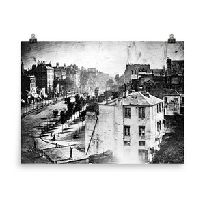 Boulevard du Temple (Daguerrotype) Tirage d’affiche