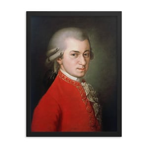 Wolfgang Amadeus Mozart Framed Print