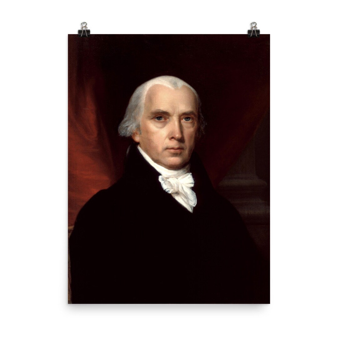 James Madison Poster Print - Etsy