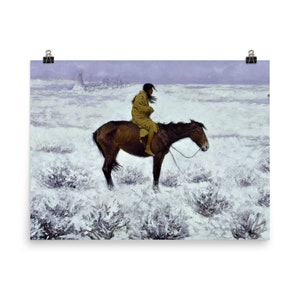 The Herd Boy by Frederic Remington Poster Print