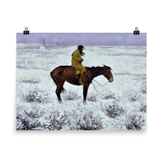 The Herd Boy by Frederic Remington Poster Print