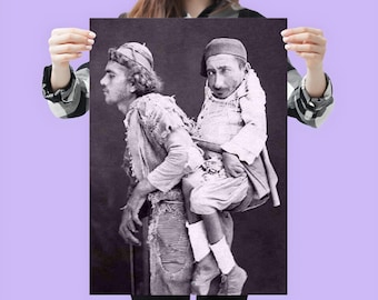 A Blind Muslim Named Muhammad Carrying His Best Friend, a Paralyzed  Christian Named Samir, Damascus, Ottoman Syria, 1889 Poster Print - Etsy  Canada