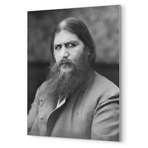 Grigori Rasputin Metal Print: Haunting Russian Mystic Portrait Wall Art