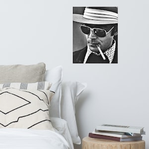 Hunter S Thompson Poster Art Print, Fear and Loathing in Las Vegas Poster
