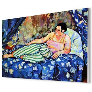 Suzanne Valadon - The Blue Room - Metal Print: Vibrant Fine Art Reproduction