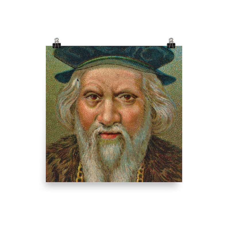 John Cabot Poster Print Etsy